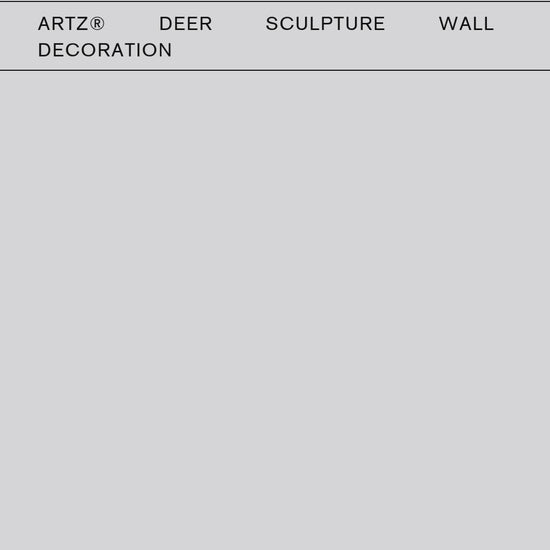 ArtZ® Deer Sculpture Wall Decoration Wall Art