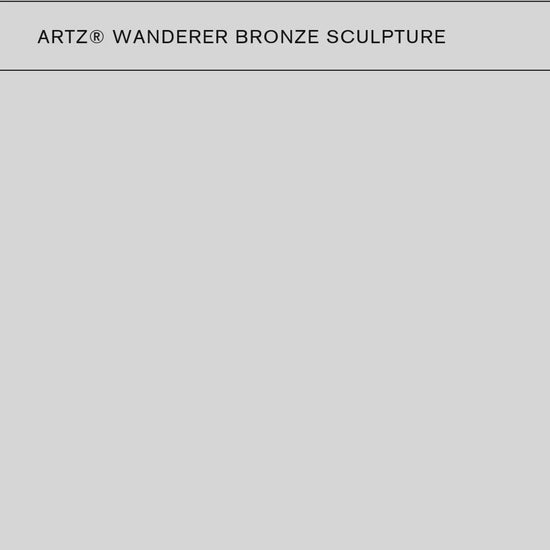 ArtZ® Wanderer Bronze Sculpture Bronze Sculpture