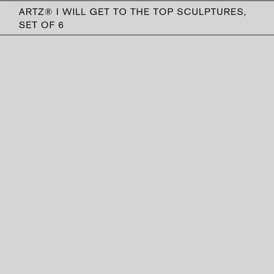 ArtZ® I Will Get To The Top Sculptures, Set of 6 Climbing Sculptures