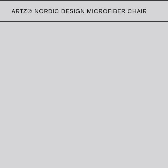 ArtZ® Nordic Design Microfiber Chair Leather Chairs