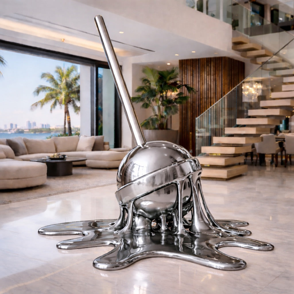 OSO Stainless Steel Maison Melt Sculpture