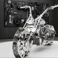 ArtZ® Steel Rider Stainless Motorcycle Sculpture Stainless Motorcycle Sculpture