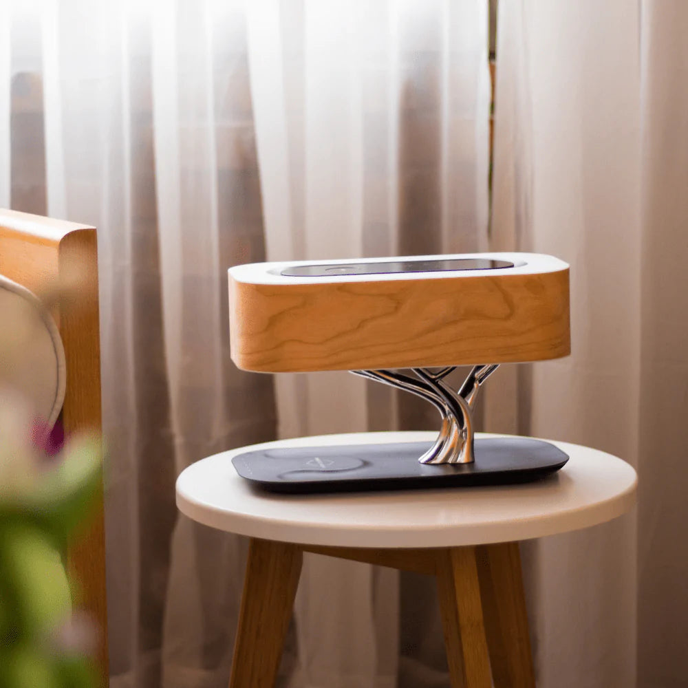 ArtZ® Cherry Wood Zen Table Lamp