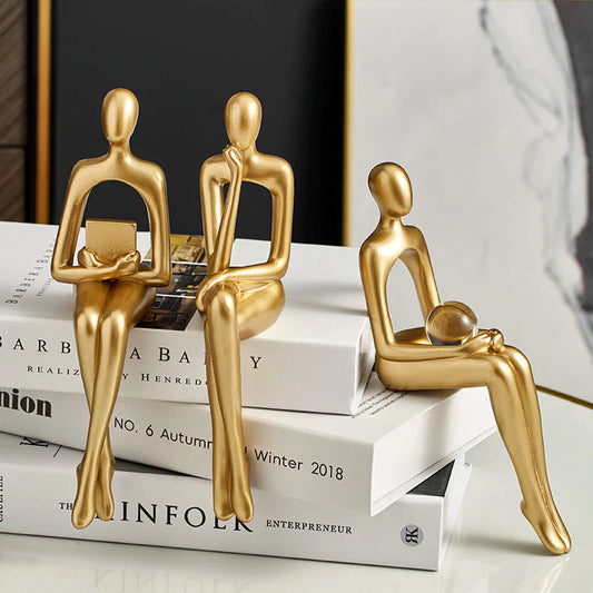 ArtZ® Abstract Bookshelf Decor Figurines