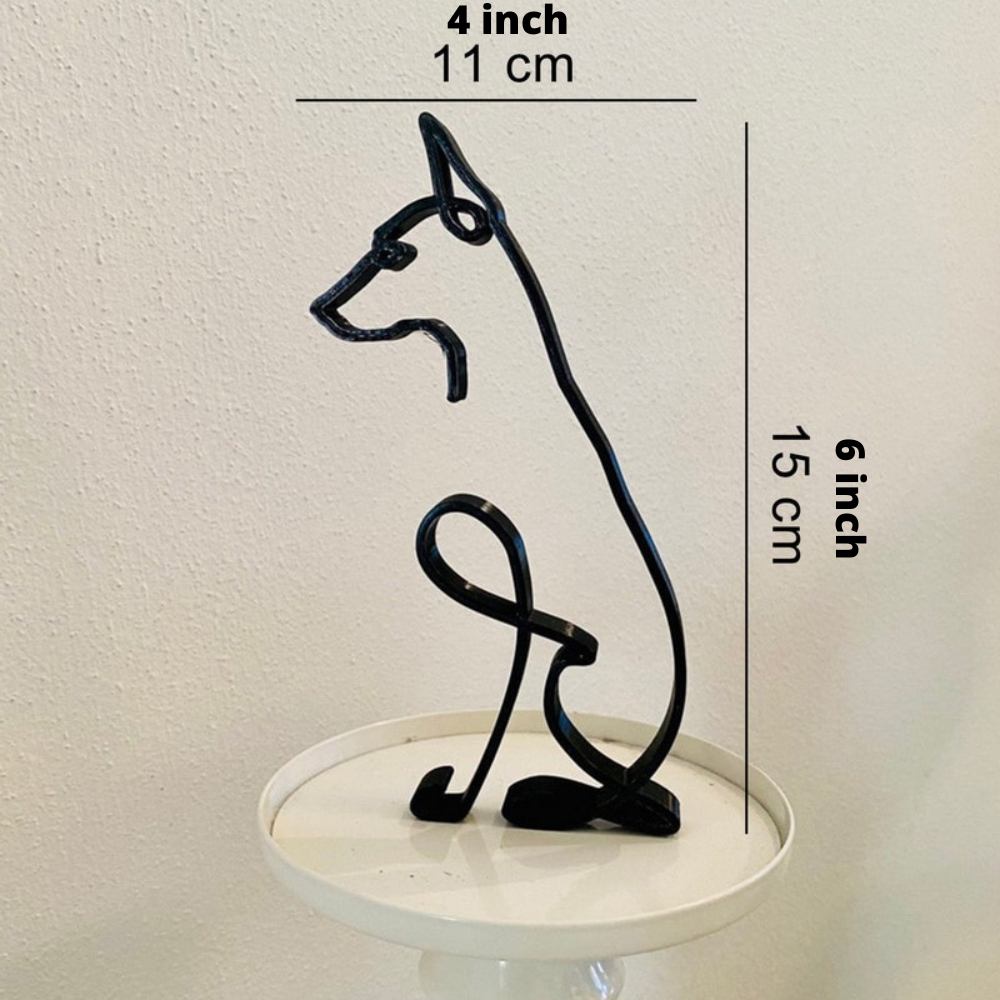 ArtZ® Iron Dog and Cat Sculptures - ArtZMiami