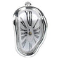 ArtZ® Salvador Dali Distorted Melting Clock Clocks Silver