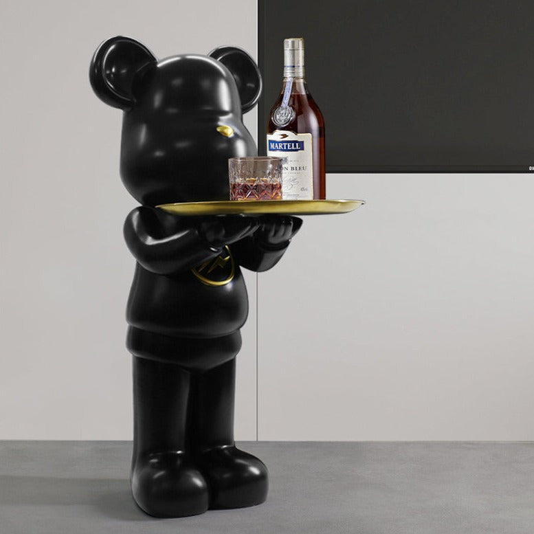 ArtZ® Bear Sculpture Table Tray – ArtZMiami