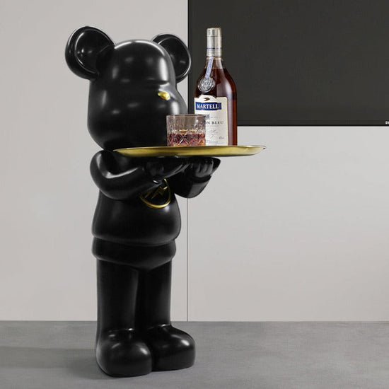 ArtZ® Bear Statue Tray Table ArtZMiami