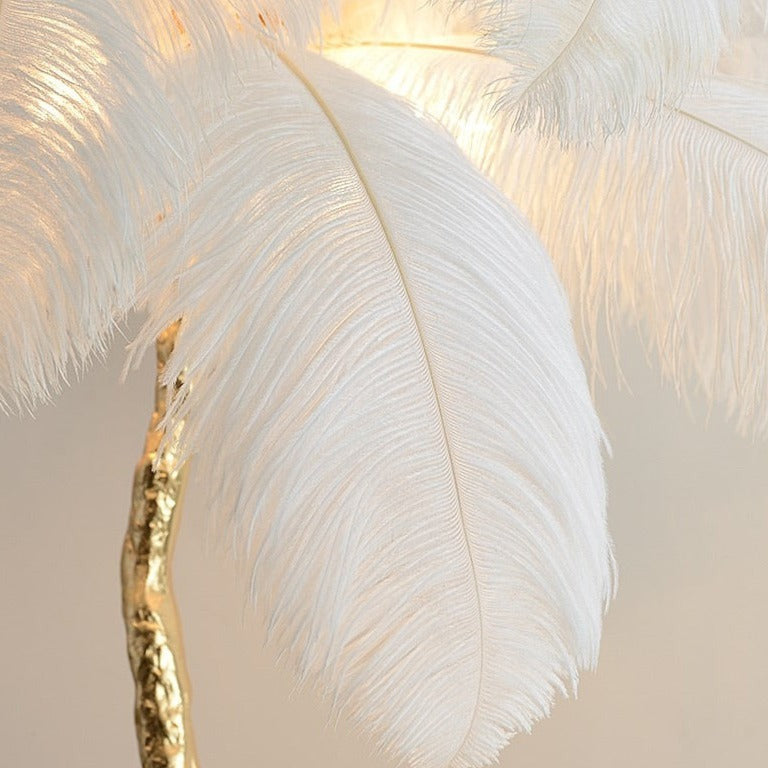 ArtZ® Ostrich Feather Lamp - ArtZMiami