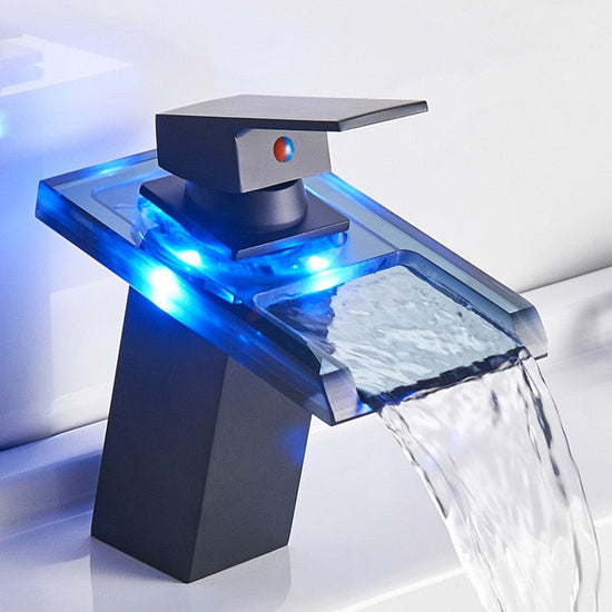 ArtZ® LED Waterfall Bathroom Faucet – ArtZMiami
