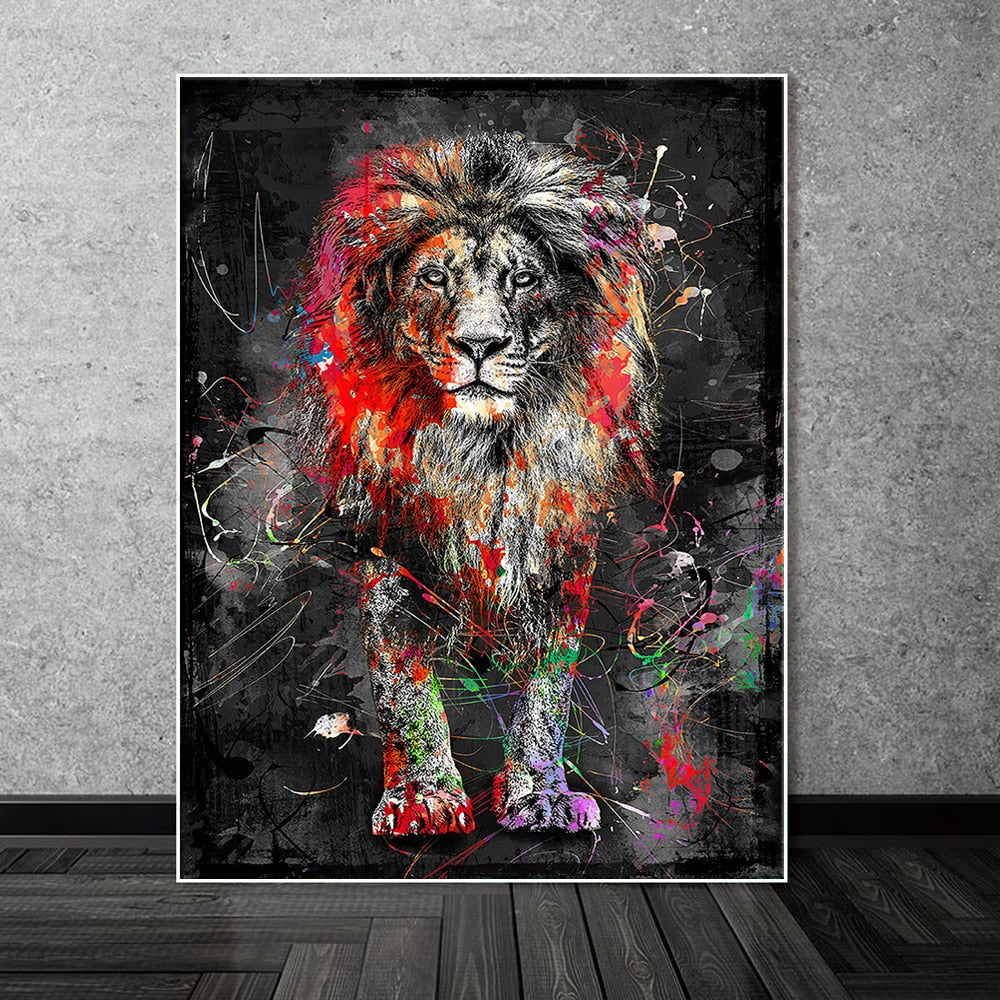 ArtZ® Nordic Lion Painting - ArtZMiami