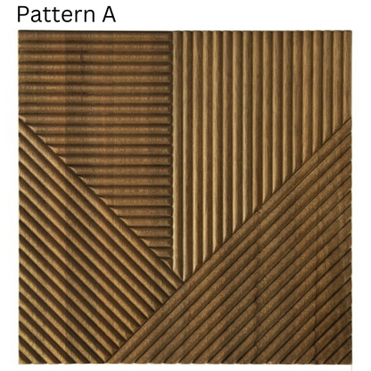 ArtZ® Bali Wood Wall Panel Wall Panels Dark Wood A - Sample 1 Small Panel - Final Sale Non Refundable