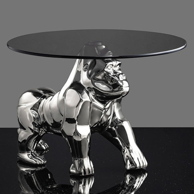 ArtZ® Gorilla Nordic Sculpture Tray Table - ArtZMiami