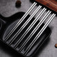 So Fancy Stainless Steel Chopsticks 5 Pairs - ArtZMiami