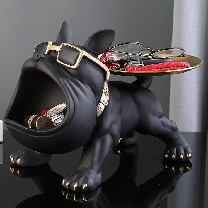 ArtZ® Bodybuilder Bulldog Storage Bin And Tray - ArtZMiami
