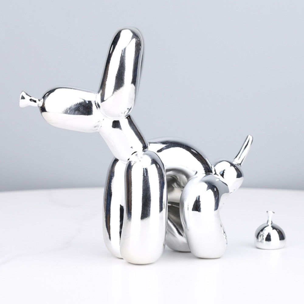 ArtZ® Balloon Dog Doing Business Sculpture - Splentify