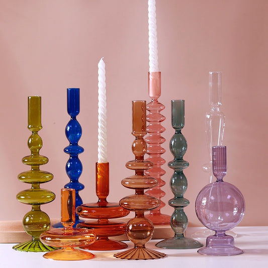 ArtZ® Glass Candle Holders
