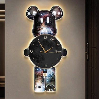 ArtZ® Bear Wall Clock With LED Light