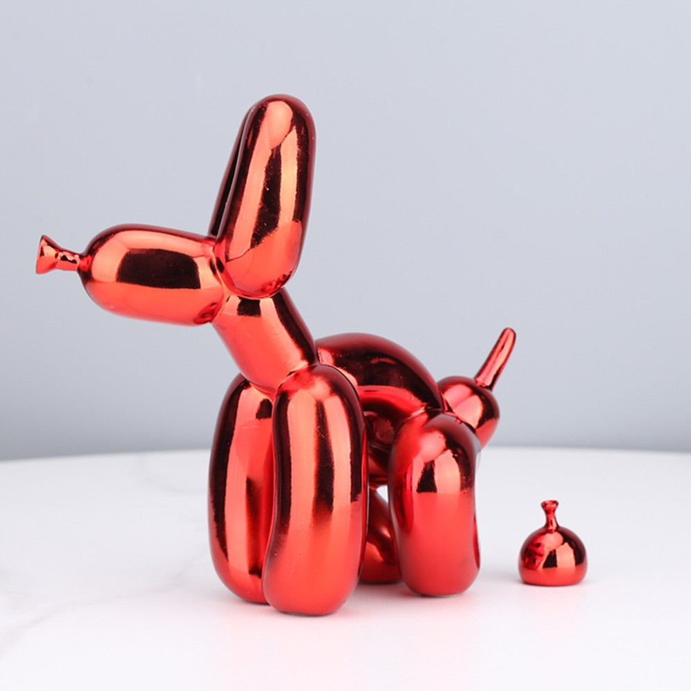ArtZ® Balloon Dog Doing Business Sculpture - Splentify