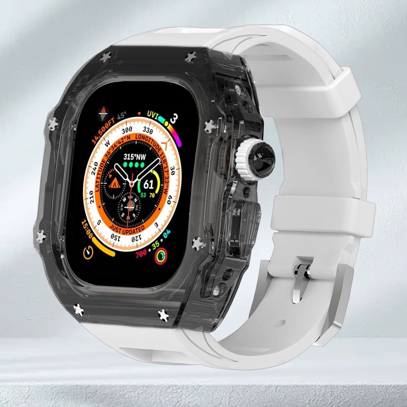 Transparent Luxury Apple Watch Cases for Apple Watch Ultra and Ultra 2