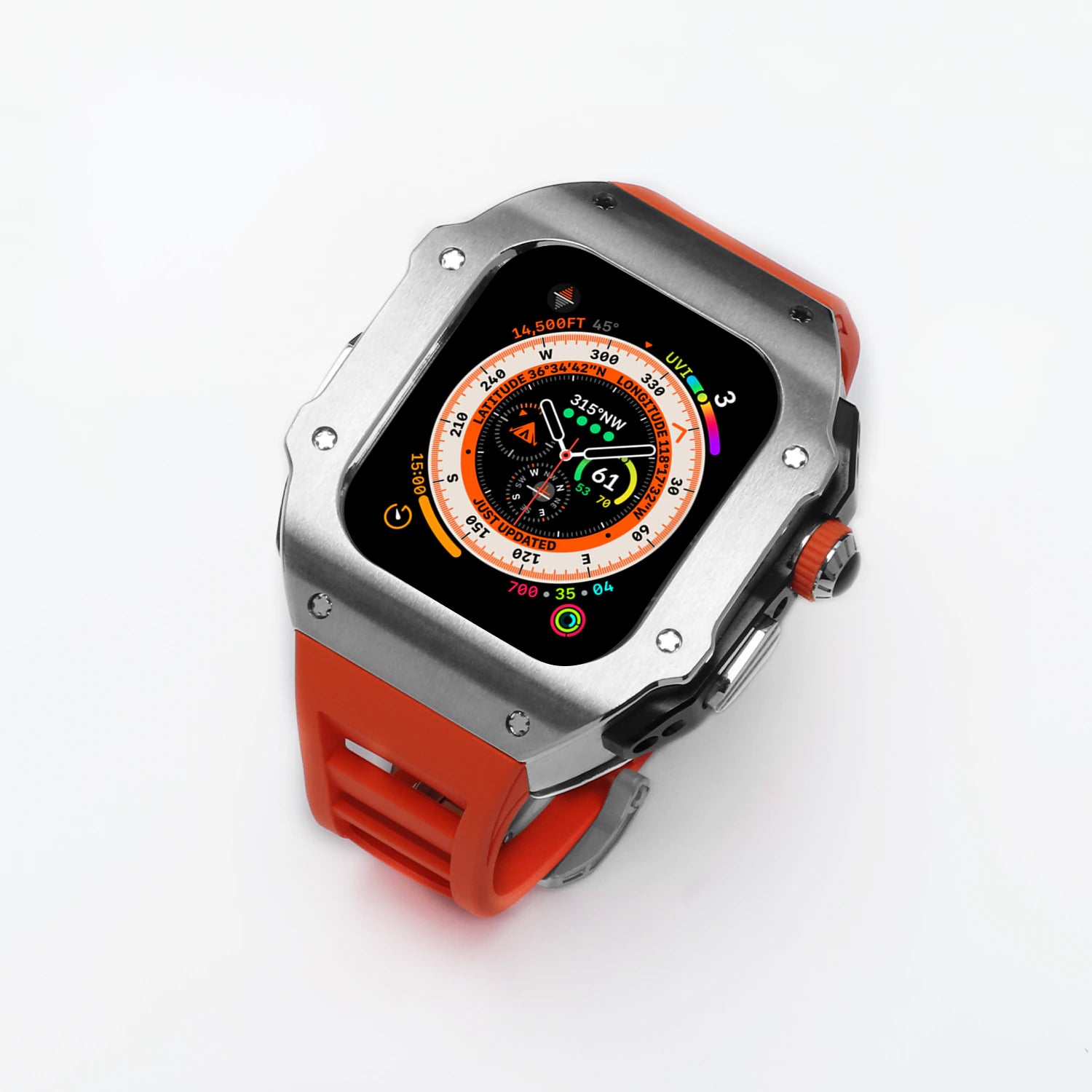 Stainless Steel Luxury Apple Watch Cases for Apple Watch Ultra and Ultra 2
