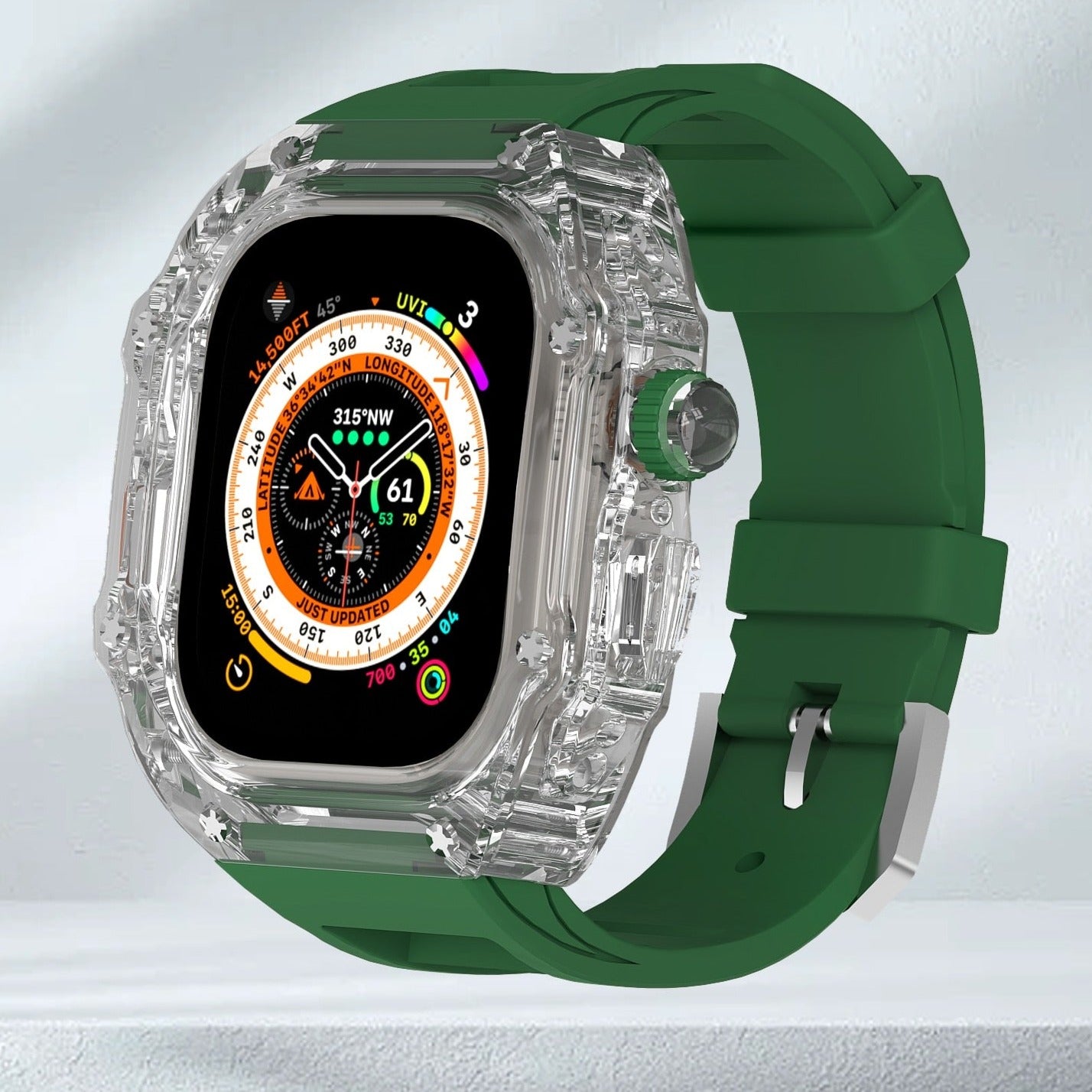 Transparent Luxury Apple Watch Cases for Apple Watch Ultra