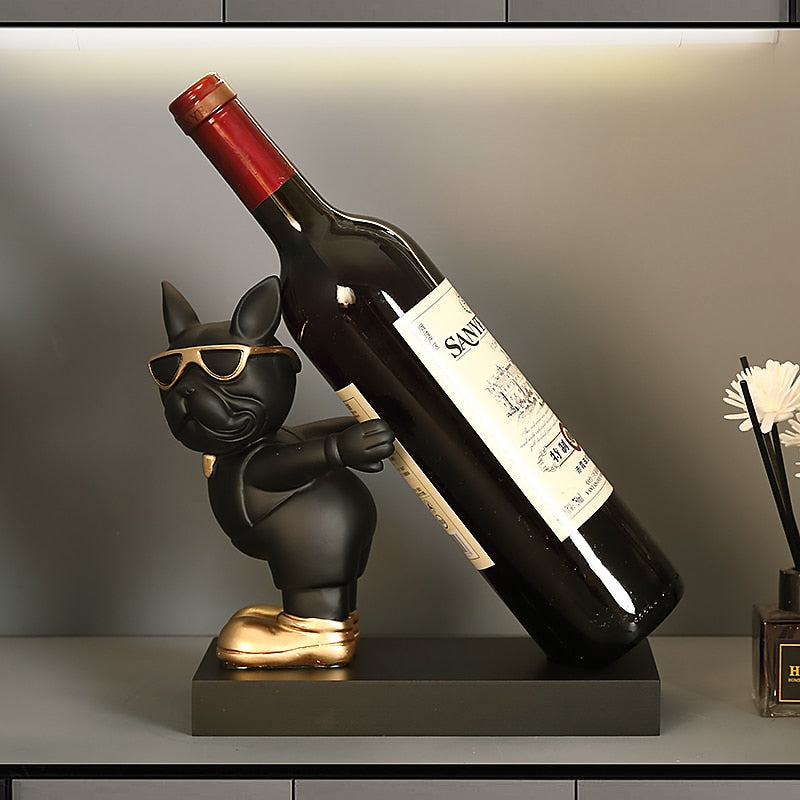 ArtZ® Bulldog Wine Bottle Holder