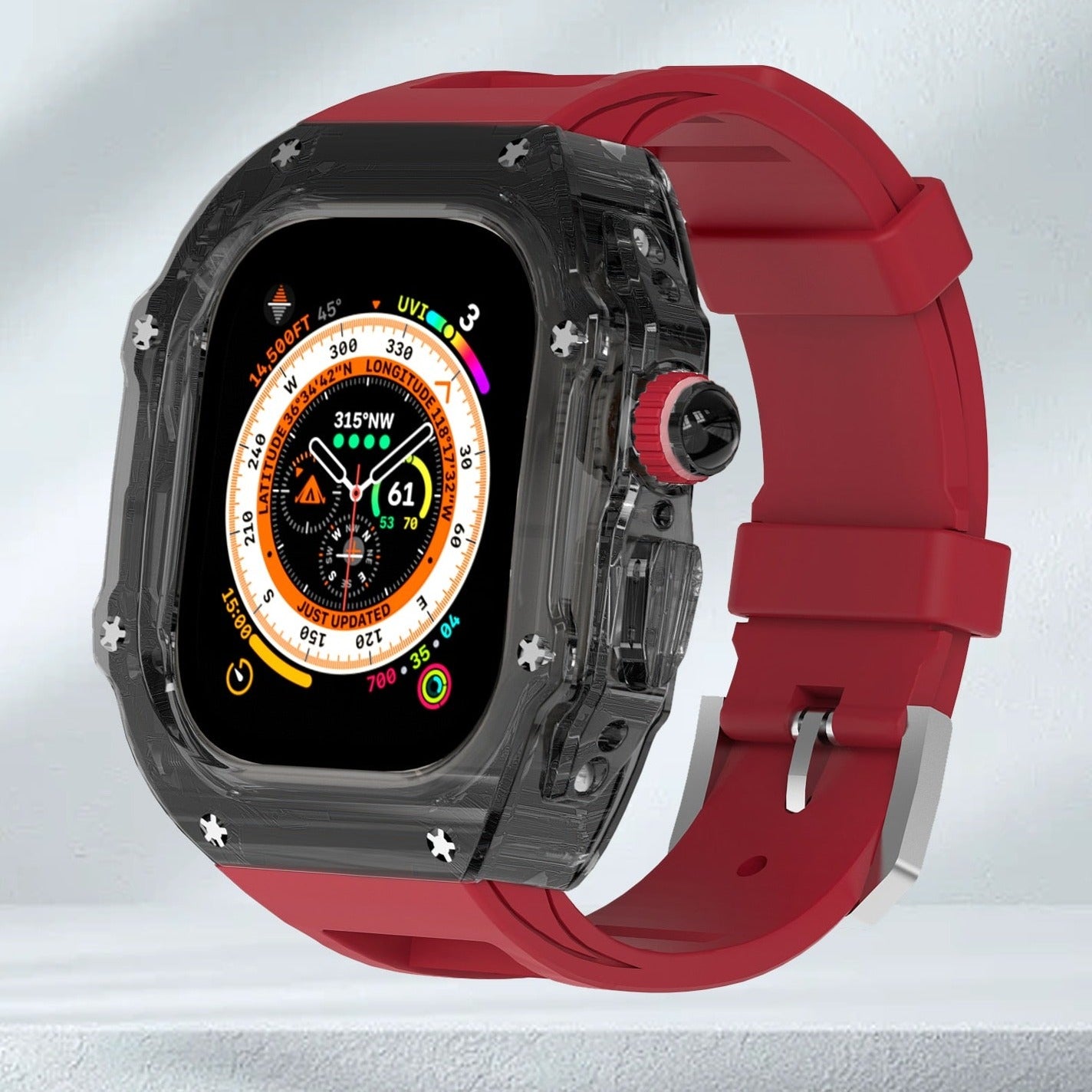Transparent Luxury Apple Watch Cases for Apple Watch Ultra