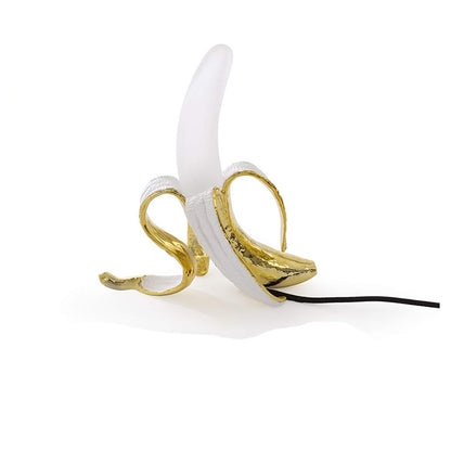ArtZ® Banana LED Table Lamp Lighting Electroplated Gold Standing US Plug
