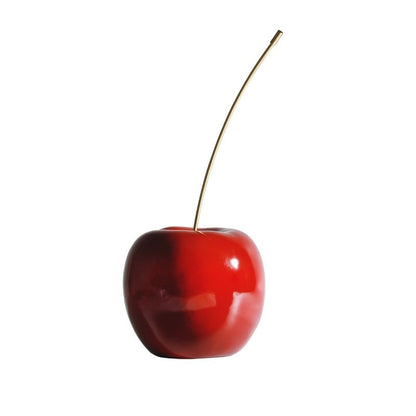 ArtZ® Nordic Cherry Sculptures Sculptures One Red Large 25.6 inch by 12.6 inch by 11.8 inch (65x32x30cm)