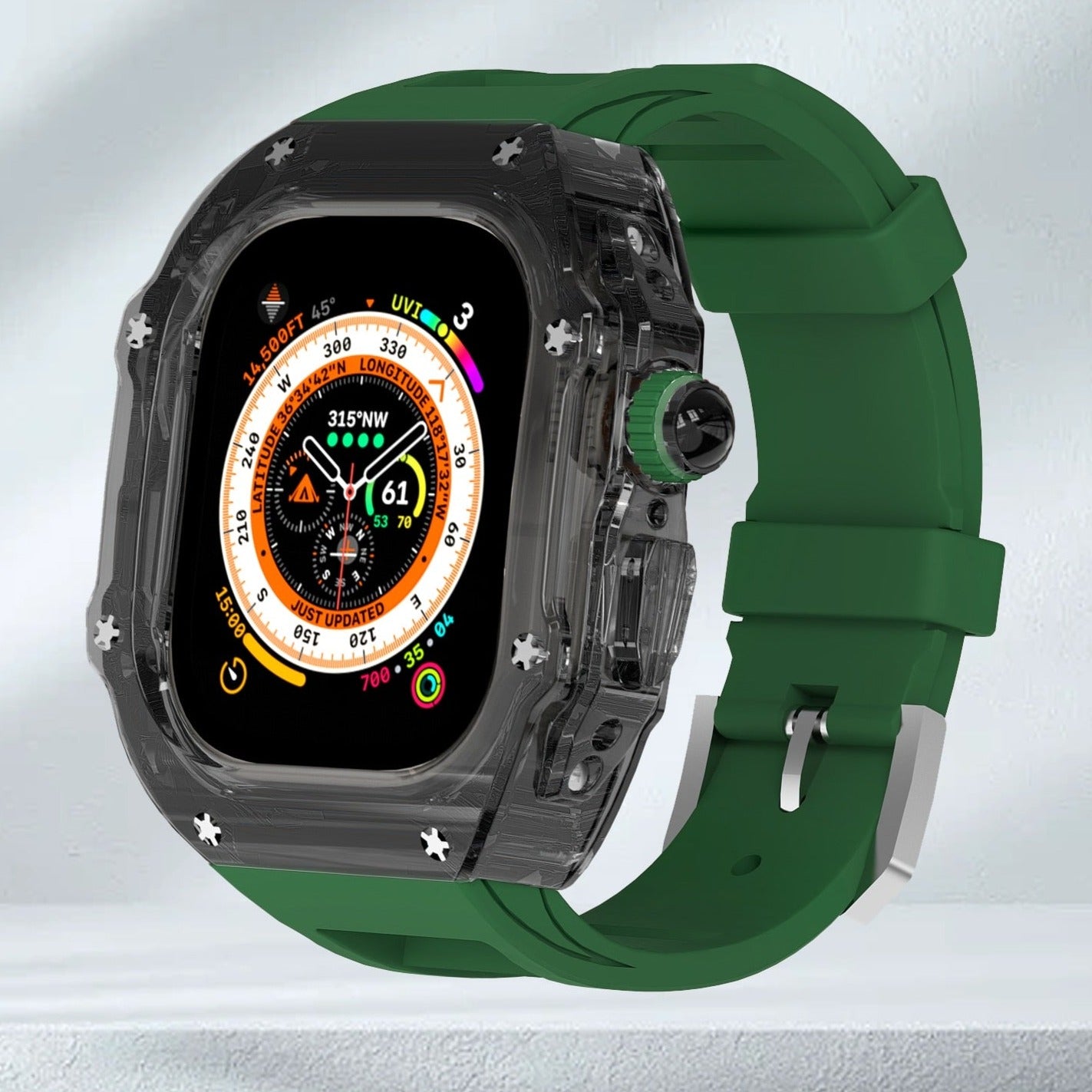 Transparent Luxury Apple Watch Cases for Apple Watch Ultra and Ultra 2