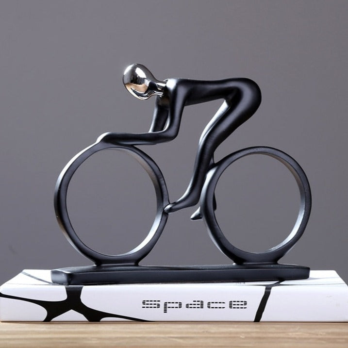 ArtZ® Nordic Abstract Cyclist Sculpture