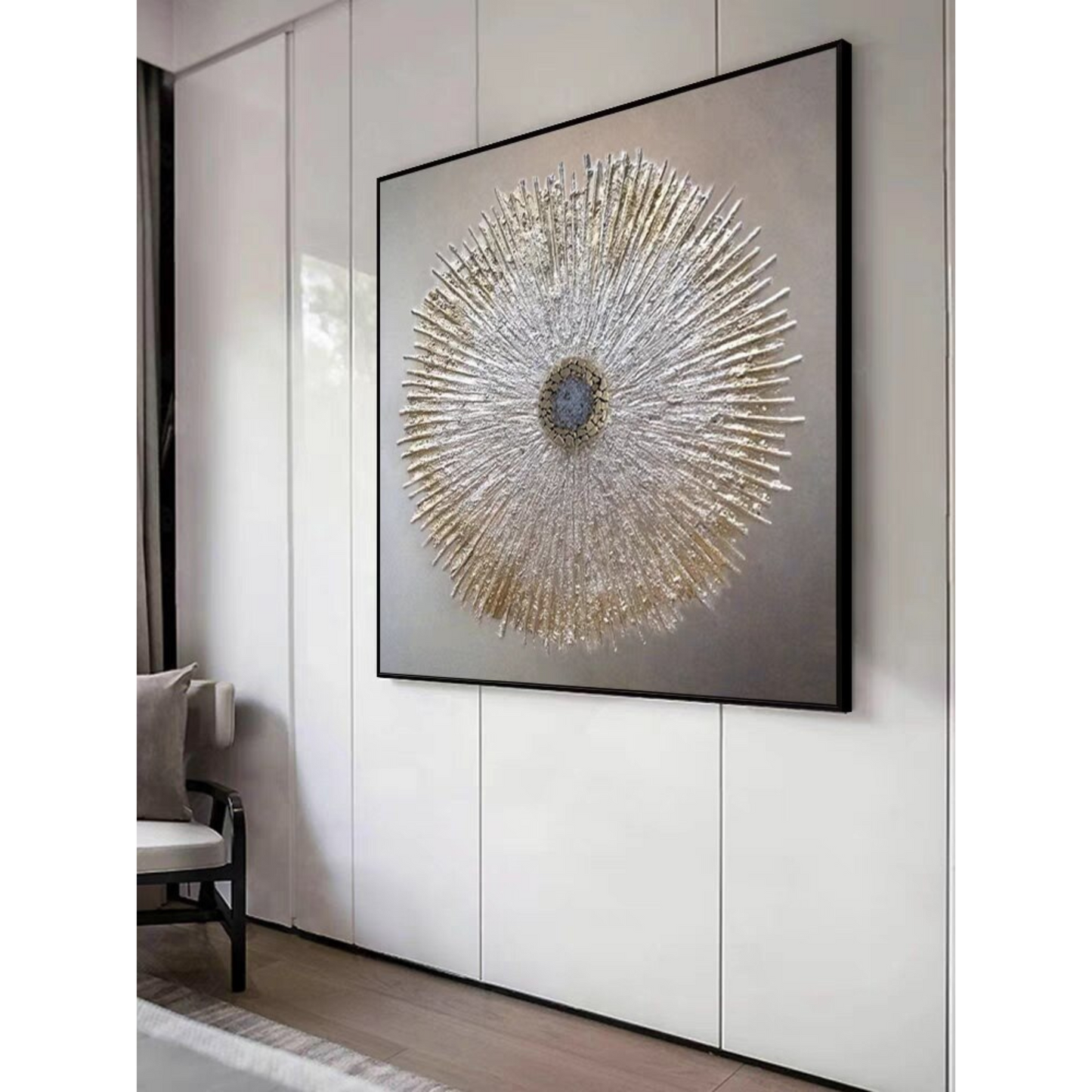 ArtZ® Hypnotic Flower Hand Painted Oil Painting On Canvas