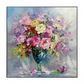 ArtZ® Happy Flowers Hand Painted Oil Painting On Canvas