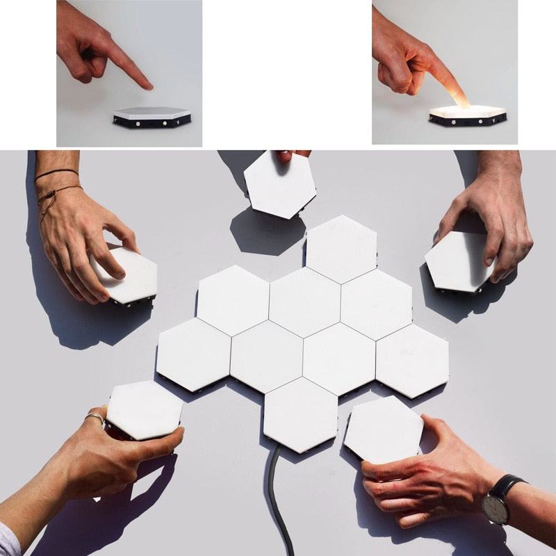 Honeycomb Modular LED Wall Lamp