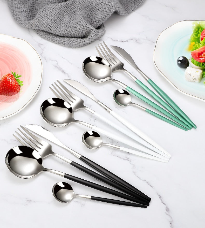 Art Of Food® 4-piece Stainless Steel Cutlery Set, Paris - ArtZMiami