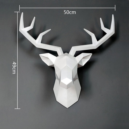 ArtZ® Deer Skulptur Vægdekoration